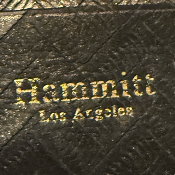 Hammitt Genuine Italian Soft Leather Black Crossbody Bag with Silver Accents - Picture 8 of 8